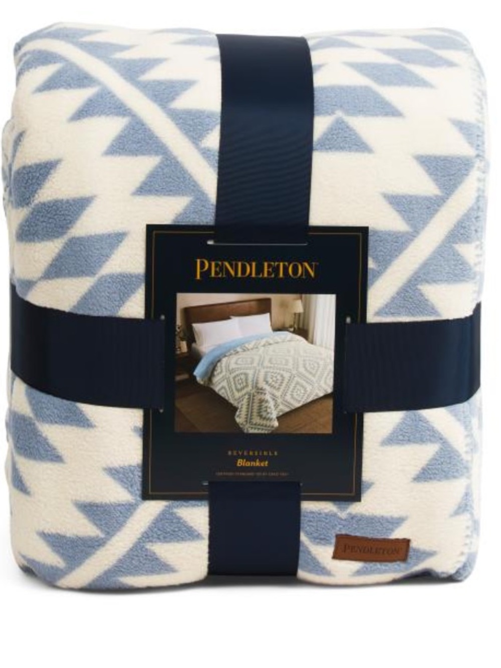 Pendleton Reversible Stitch Border Blanket